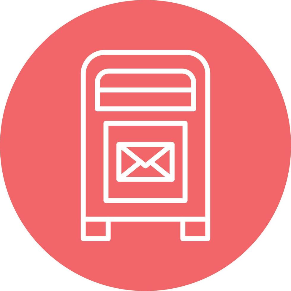 Mailbox Icon Style vector