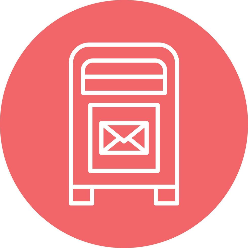 Mailbox Icon Style vector