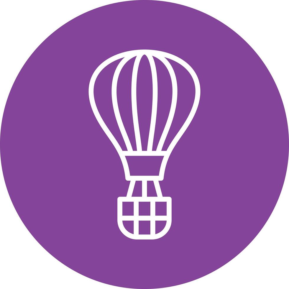 Air Ballon Icon Style vector