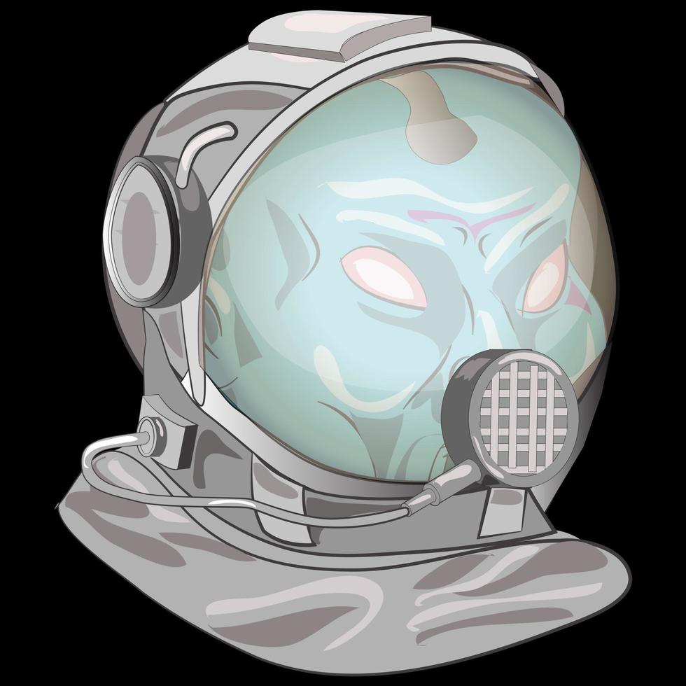 Alien Space Suit vector