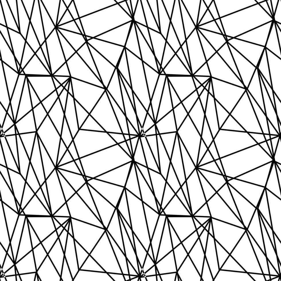 triangle mosaic of thin lines seamless pattern, background for wrapping paper textile vector