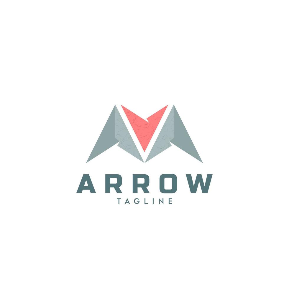Initials AVA arrow with up and down style, logo design. vector