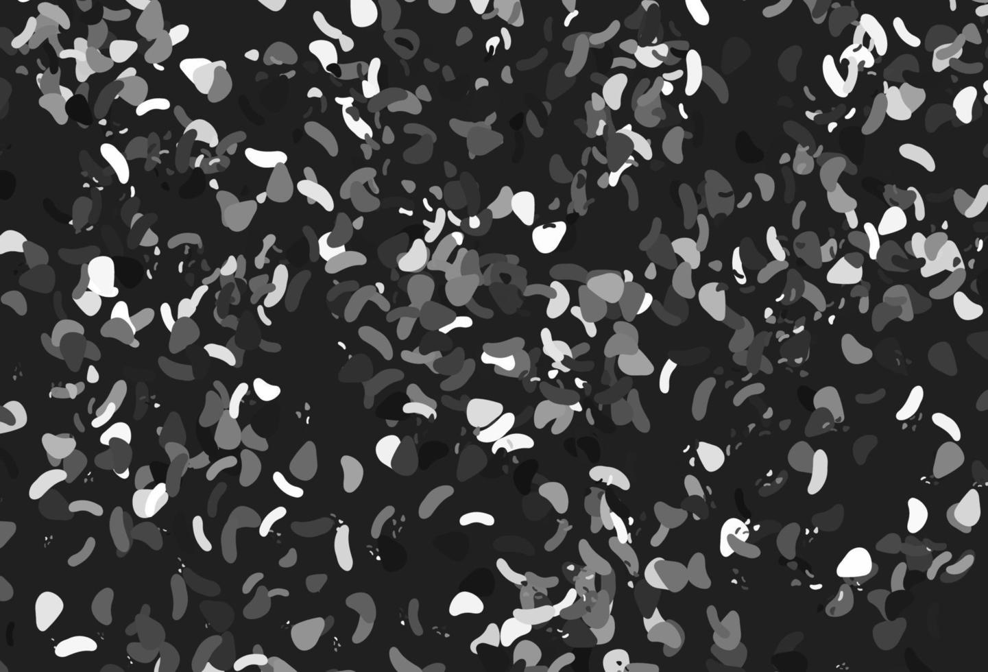 Light silver, gray vector pattern with chaotic shapes.