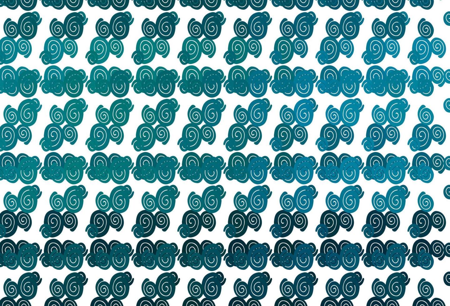 Light BLUE vector pattern with lines, ovals.