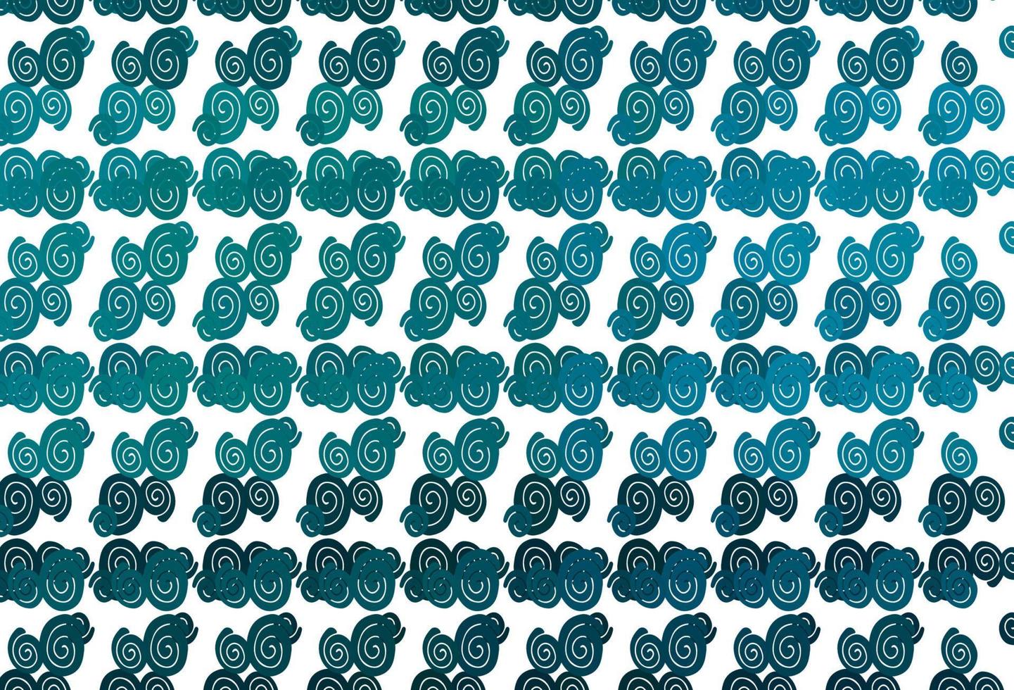 Light BLUE vector pattern with lines, ovals.