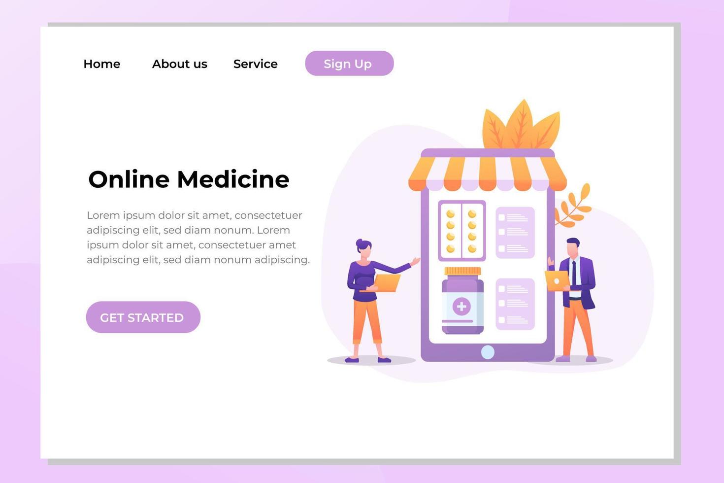 Vector illustration Online medical concept. Medical Consultation by Internet with Doctor. Online Doctor, Telemedicine, Medical Service Online for Patients. Health Care Online.