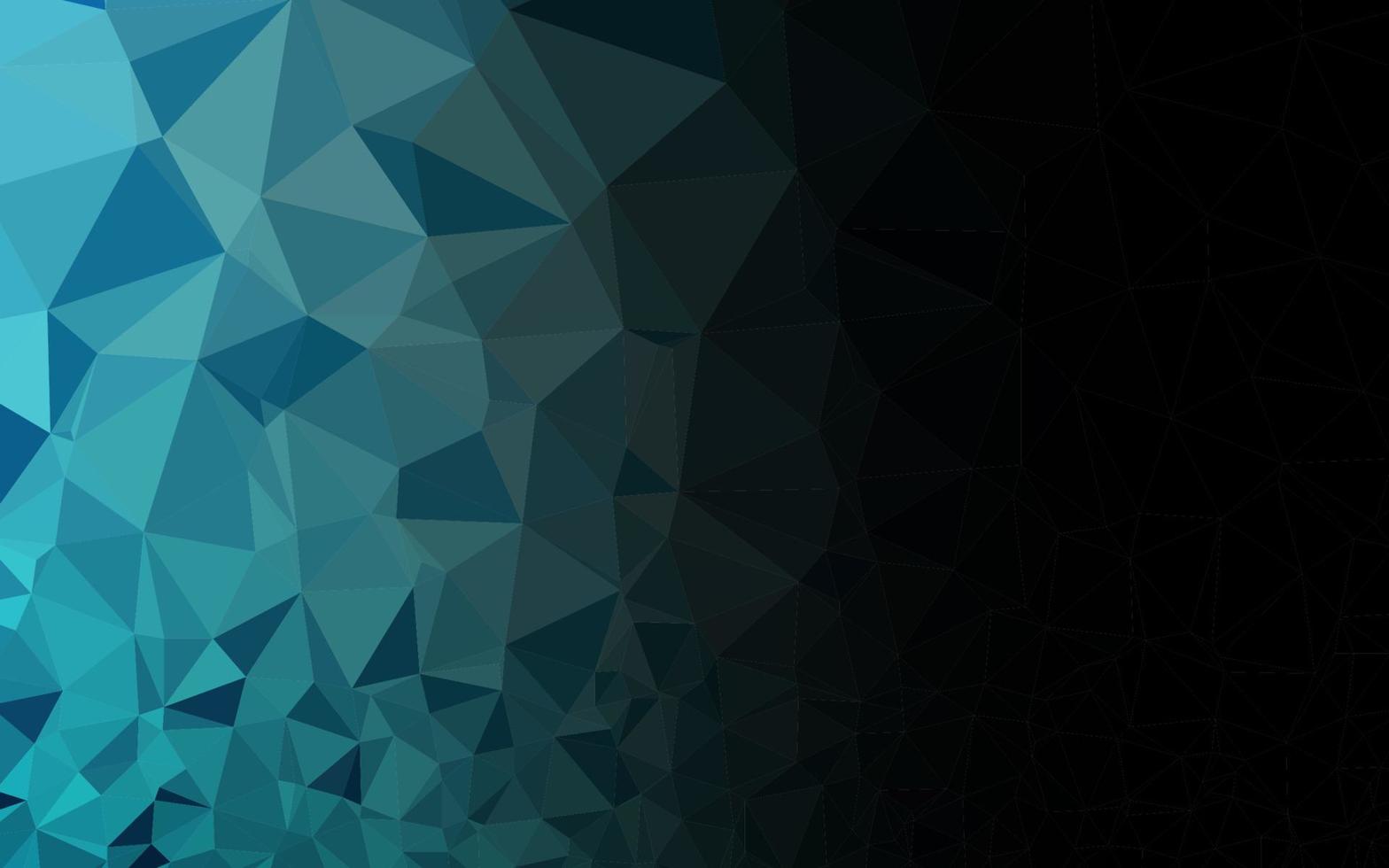 Light BLUE vector abstract polygonal cover.