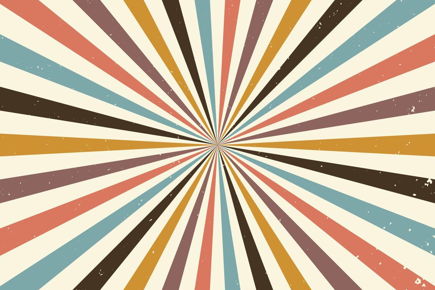 Abstract vintage retro sunburst background vector