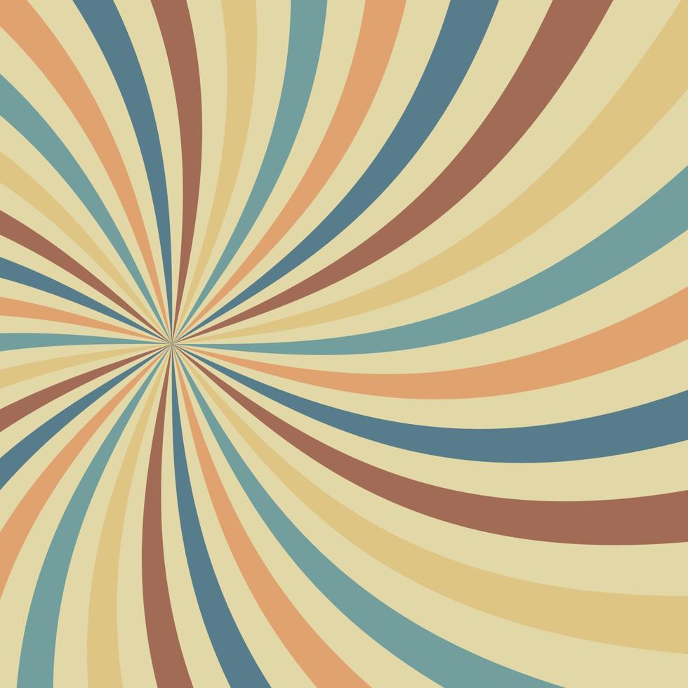 Abstract vintage retro sunburst background vector