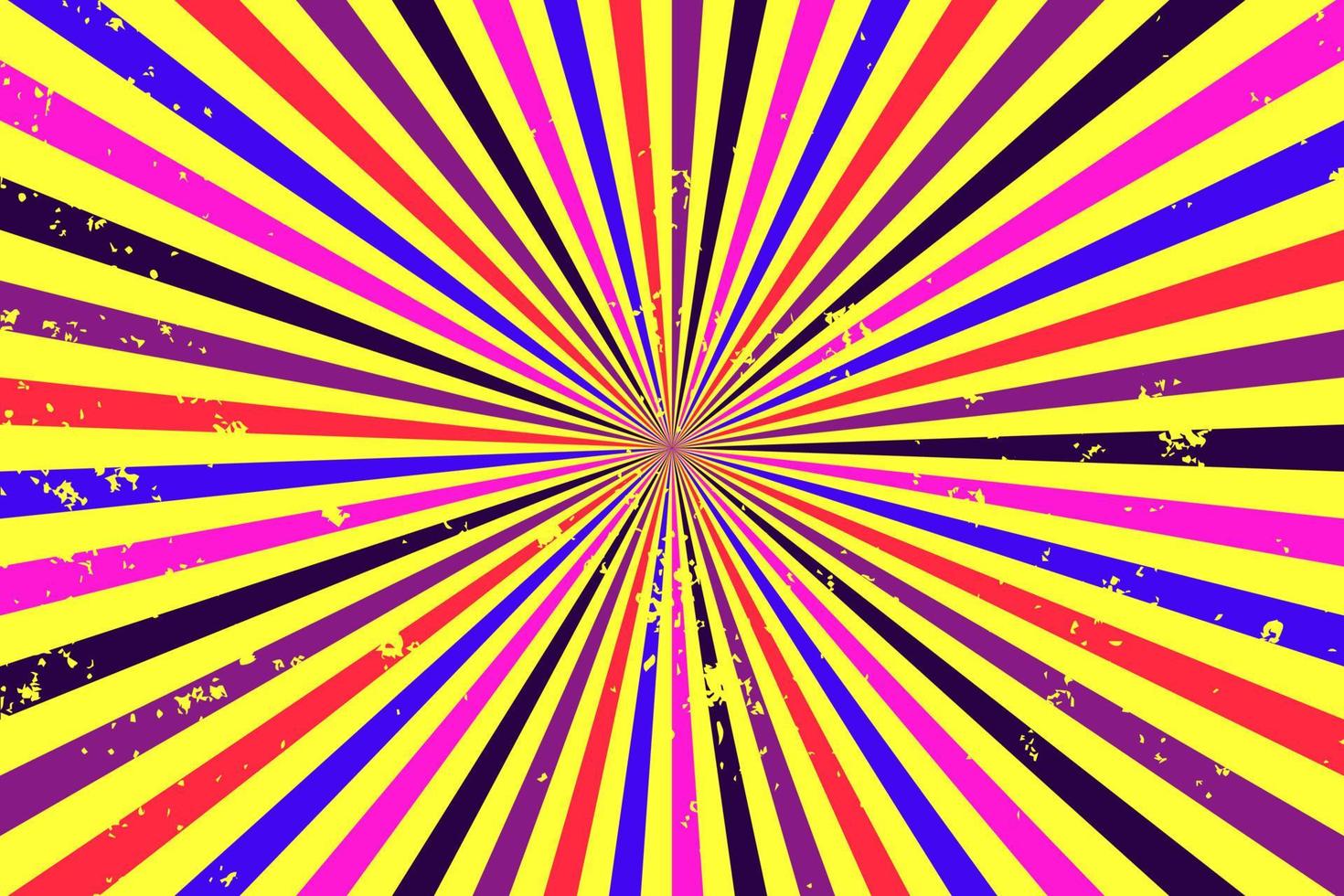 Fondo de rayos de sol retro vintage abstracto vector