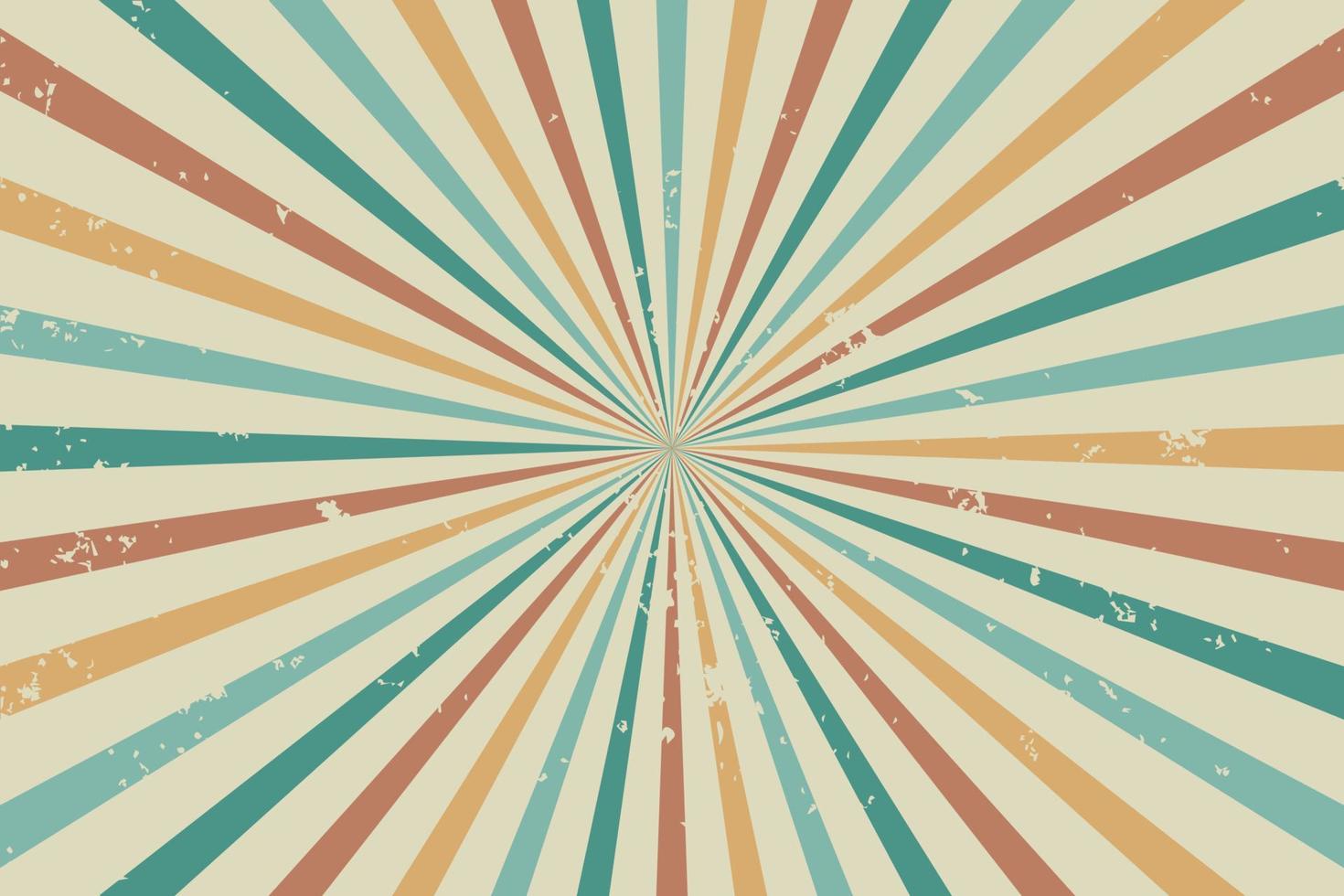 Abstract vintage retro sunburst background vector