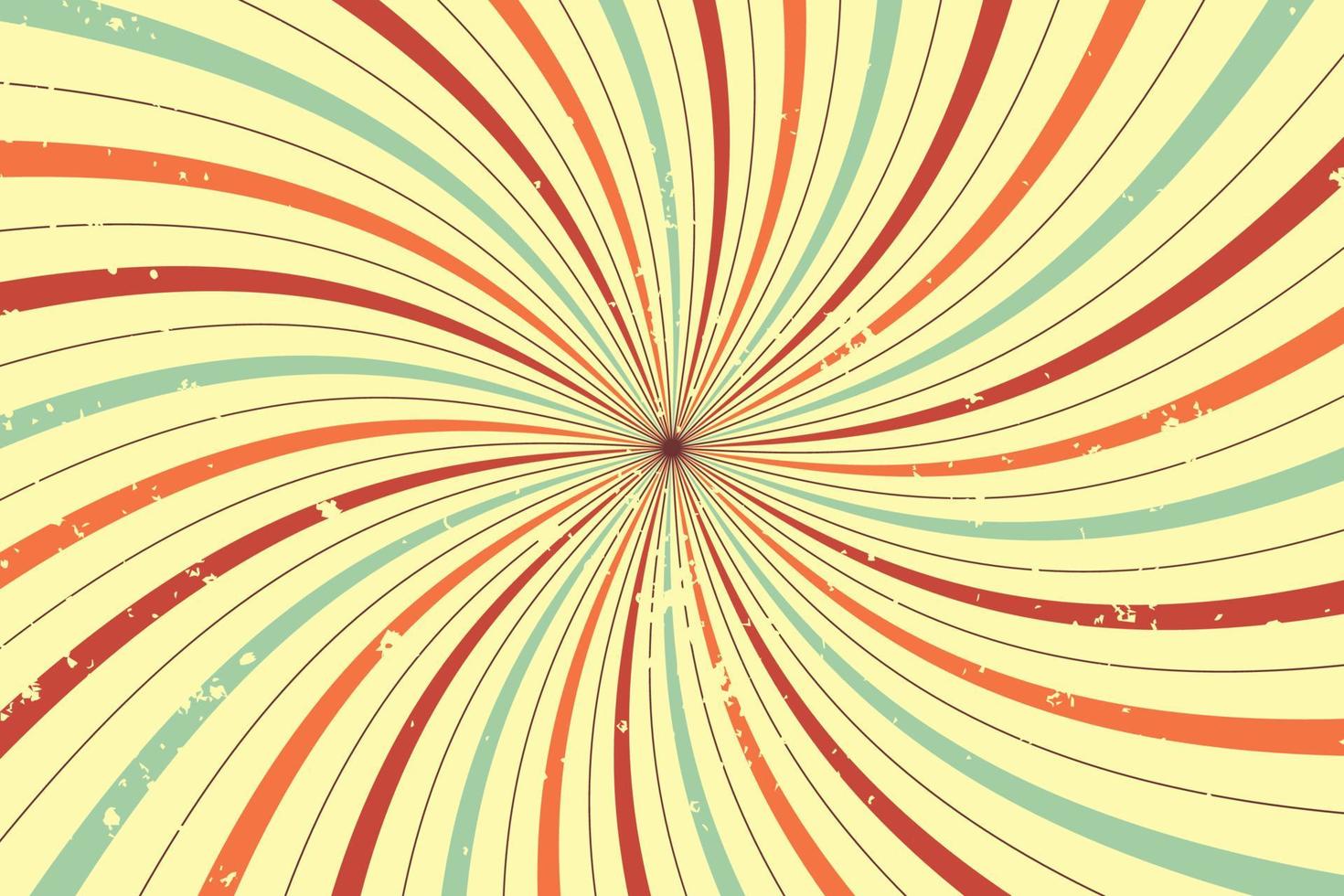 Abstract vintage retro sunburst background vector