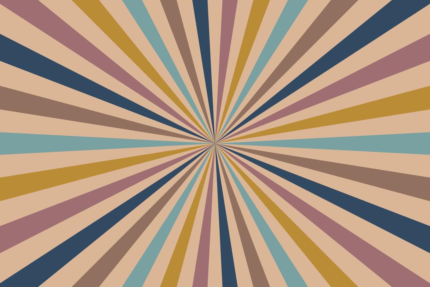 Abstract vintage retro sunburst background vector