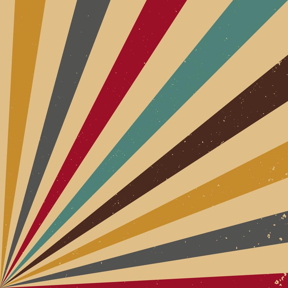 Abstract vintage retro sunburst background vector