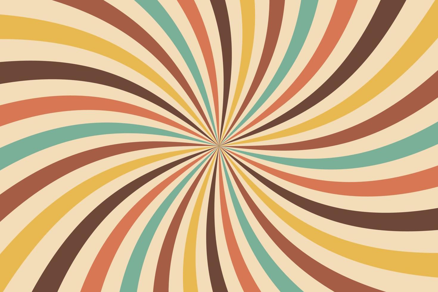 Abstract vintage retro sunburst background vector