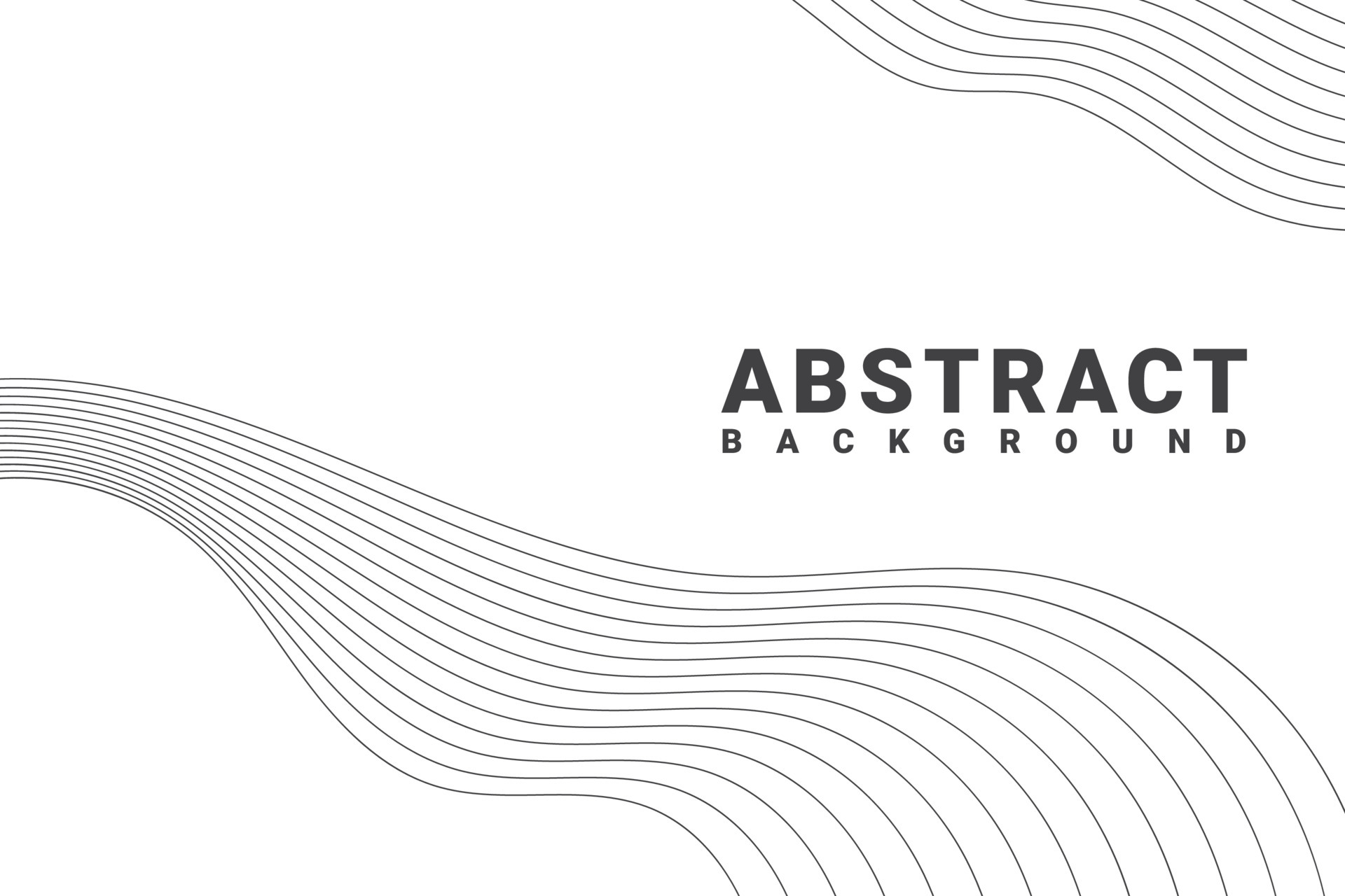 Elegant modern minimal abstract background with wavy lines 6319916 ...