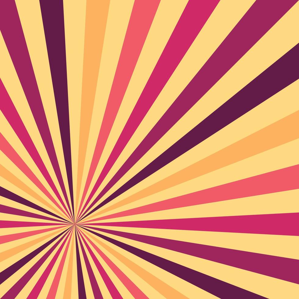 Abstract vintage retro sunburst background vector