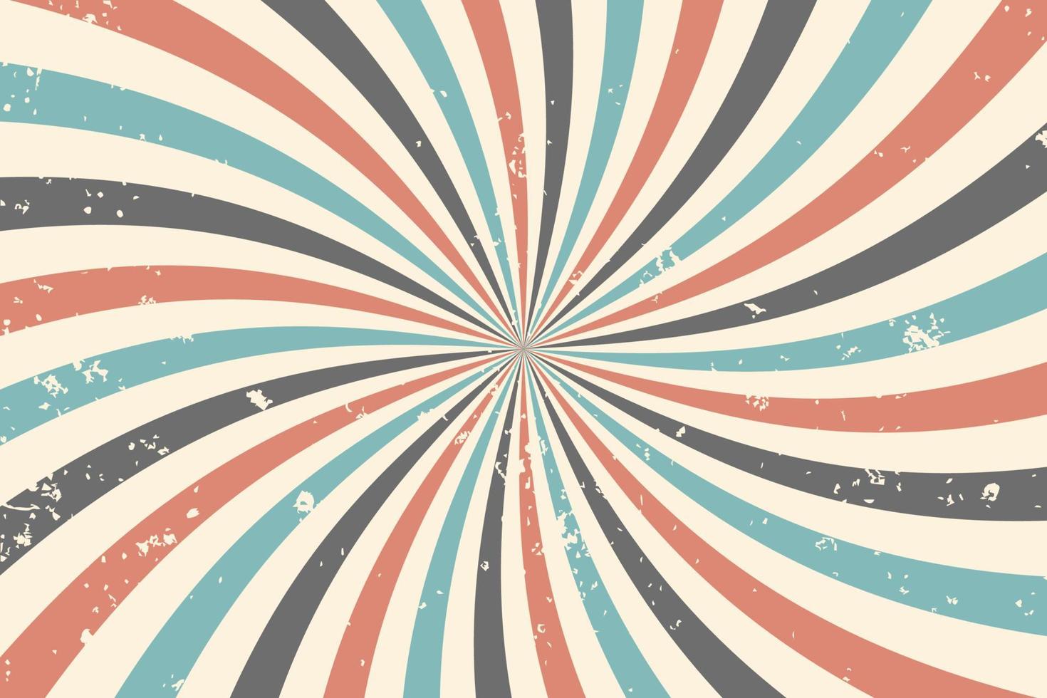 Abstract vintage retro sunburst background vector