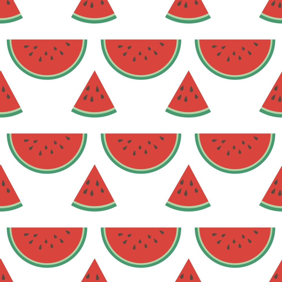 seamless pattern of watermelon vector