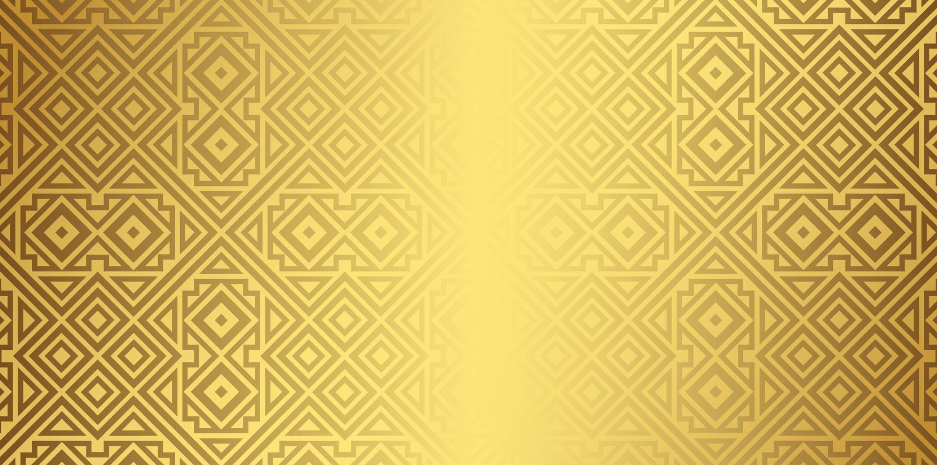 patrón de línea abstracta de oro elegante vector