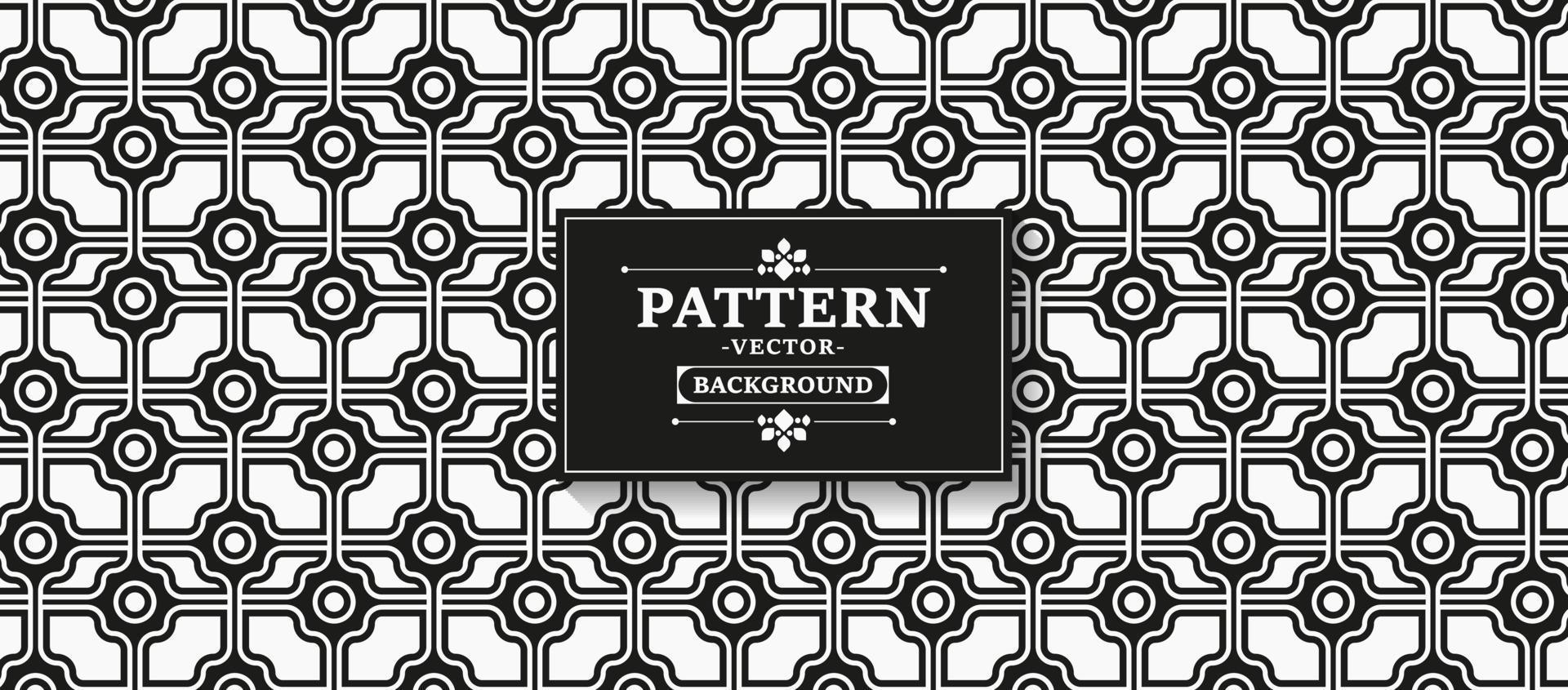 black ornament line pattern background vector