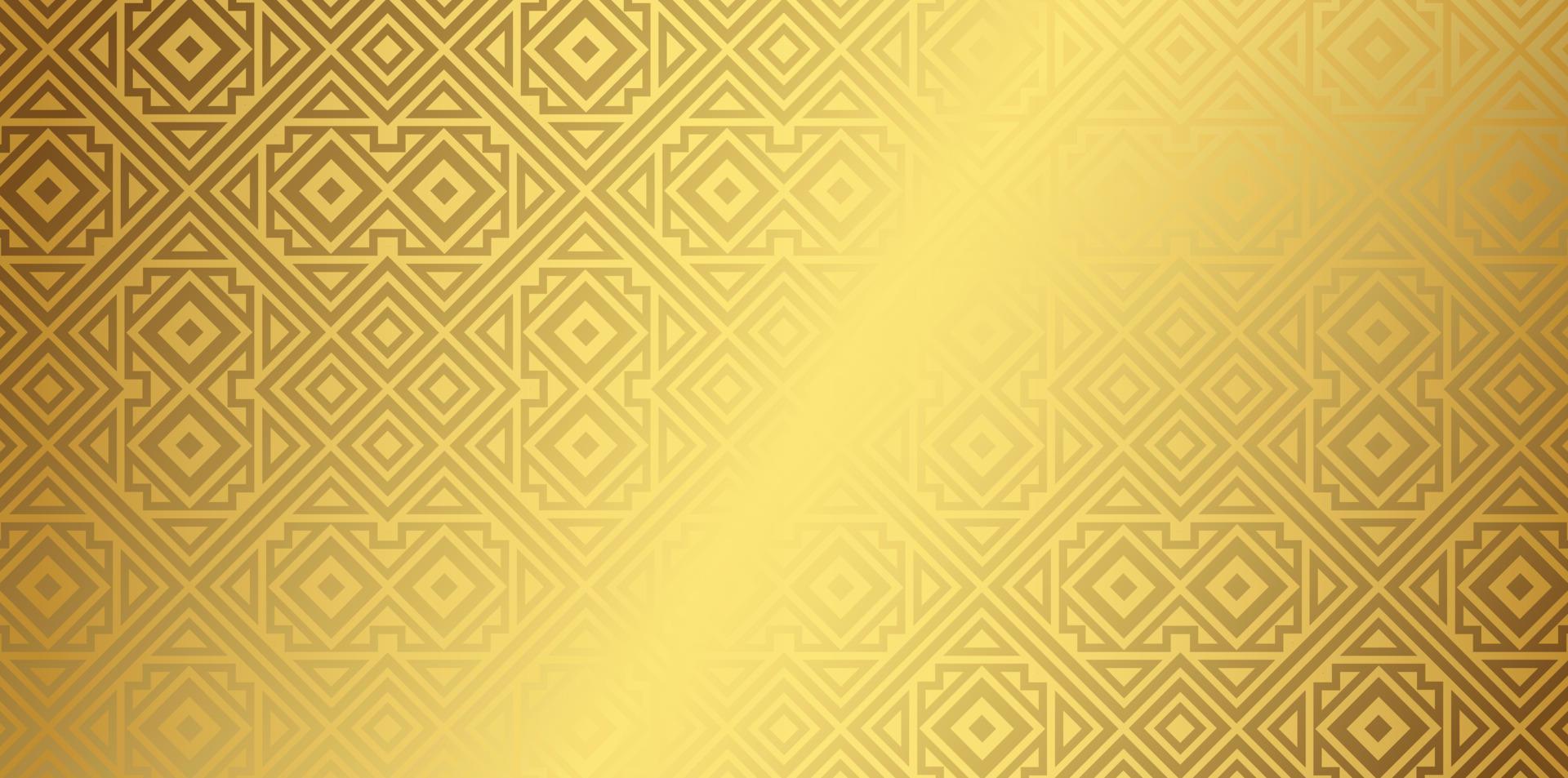 patrón de línea abstracta de oro elegante vector