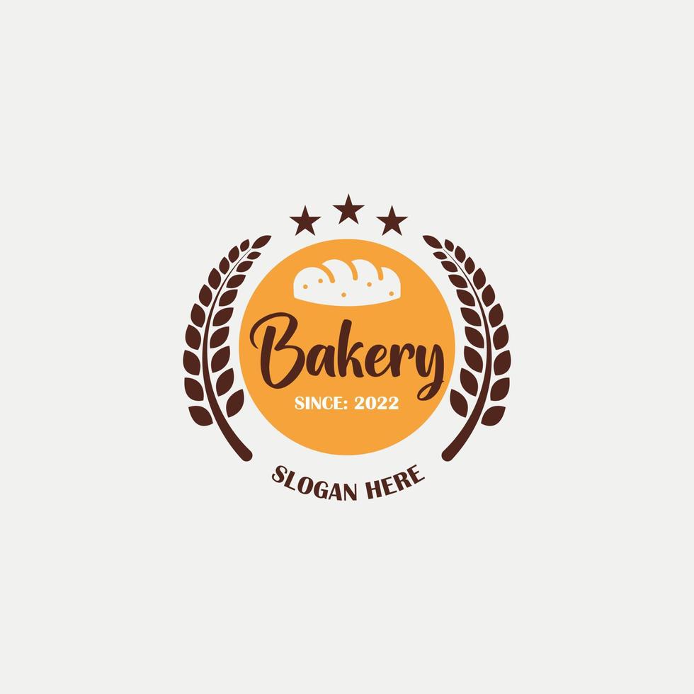 diseño de logotipo de panadería vector