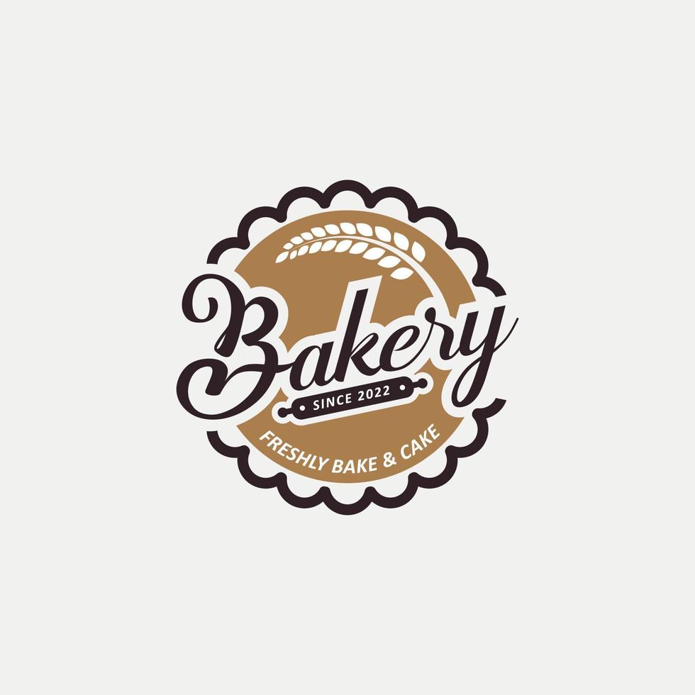 Bakery logo design vector