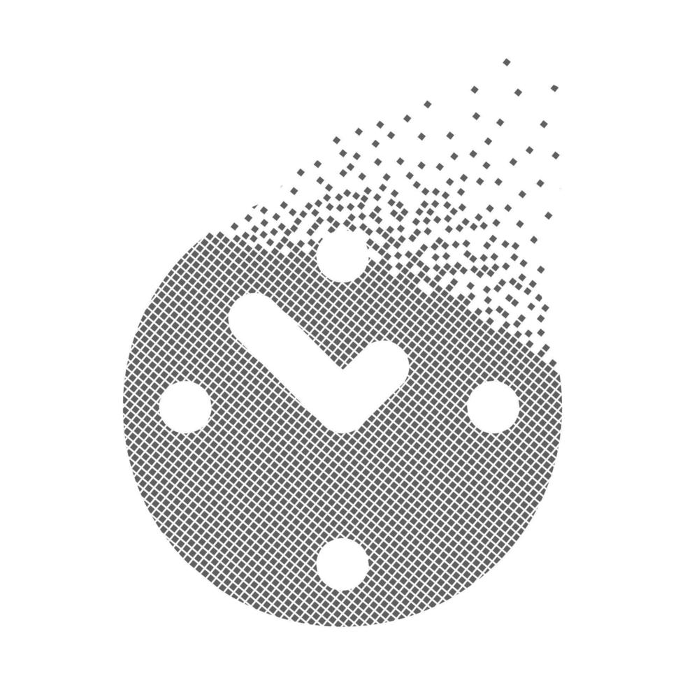 Yen currency fast pixel dots icon. Japan's Economy and trade currency pixel is flat-solid. Dissolved and dispersed moving dot art. Integrative pixel movement. Modern icon ports. vector