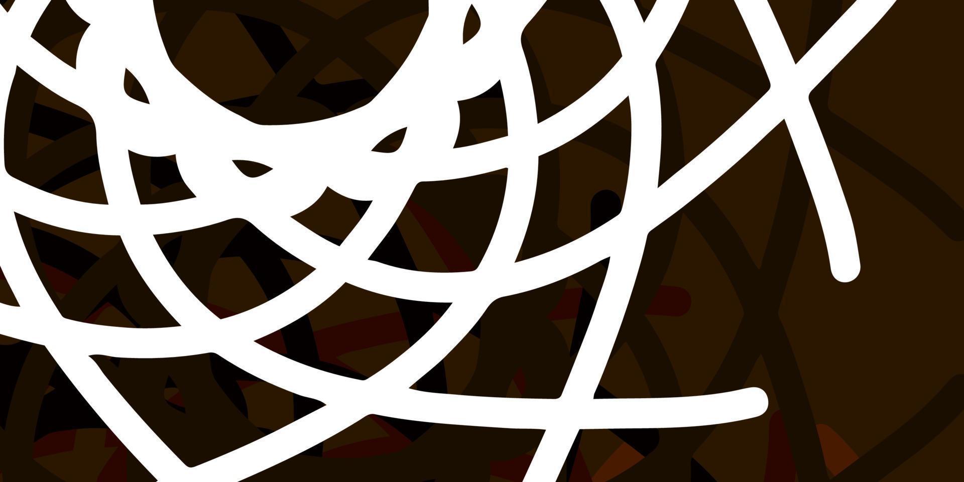 Light Green, Yellow vector background with random forms.