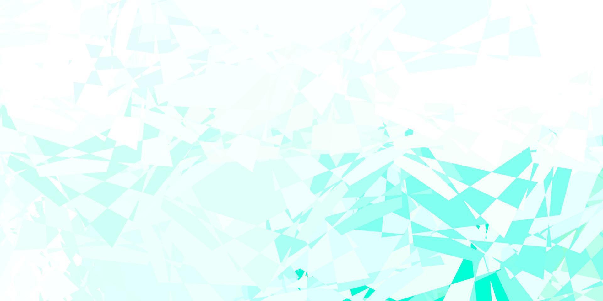 Light Green vector background with polygonal forms.