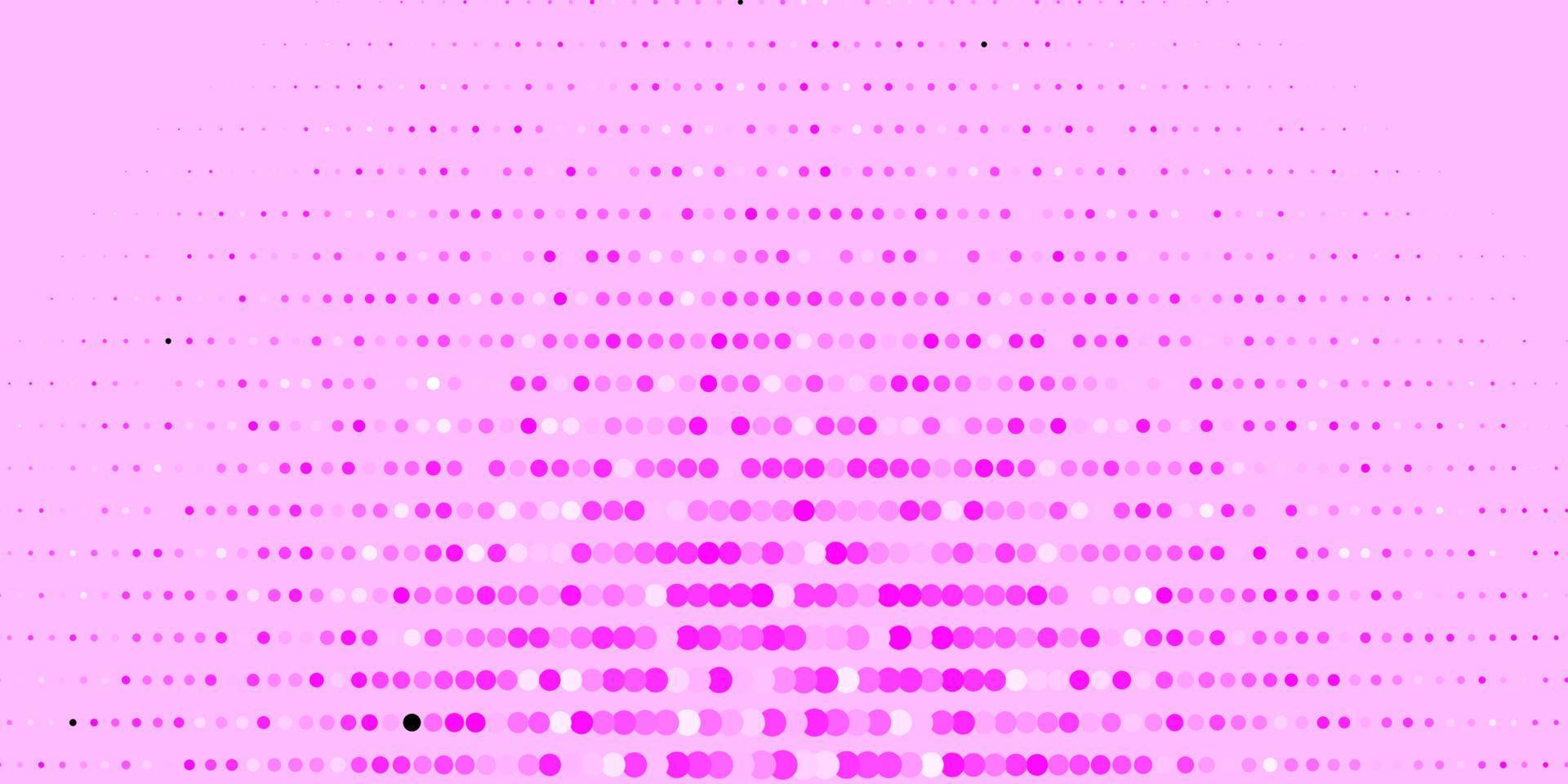 Dark Pink vector texture with disks.