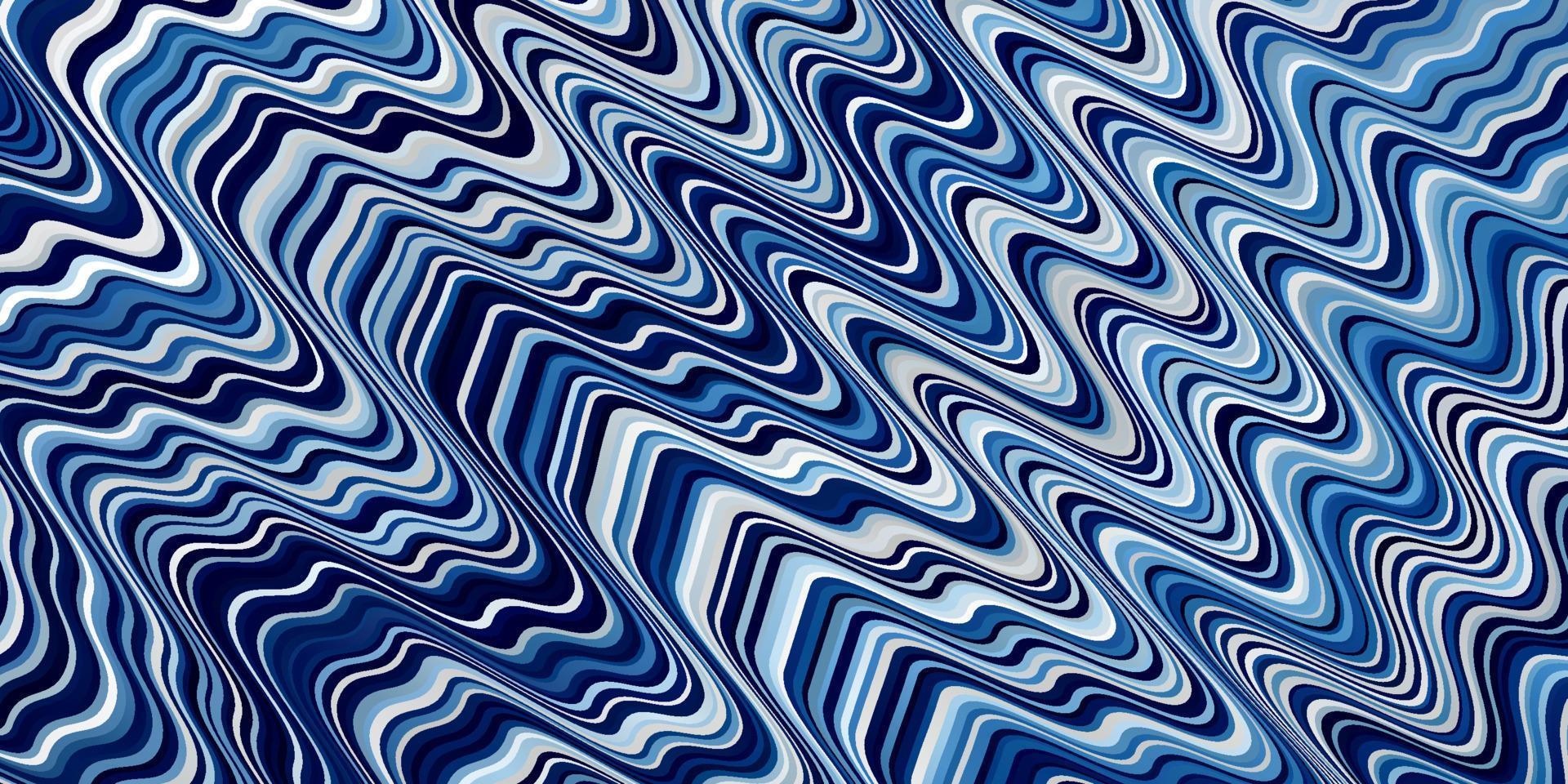 textura de vector azul claro con curvas.