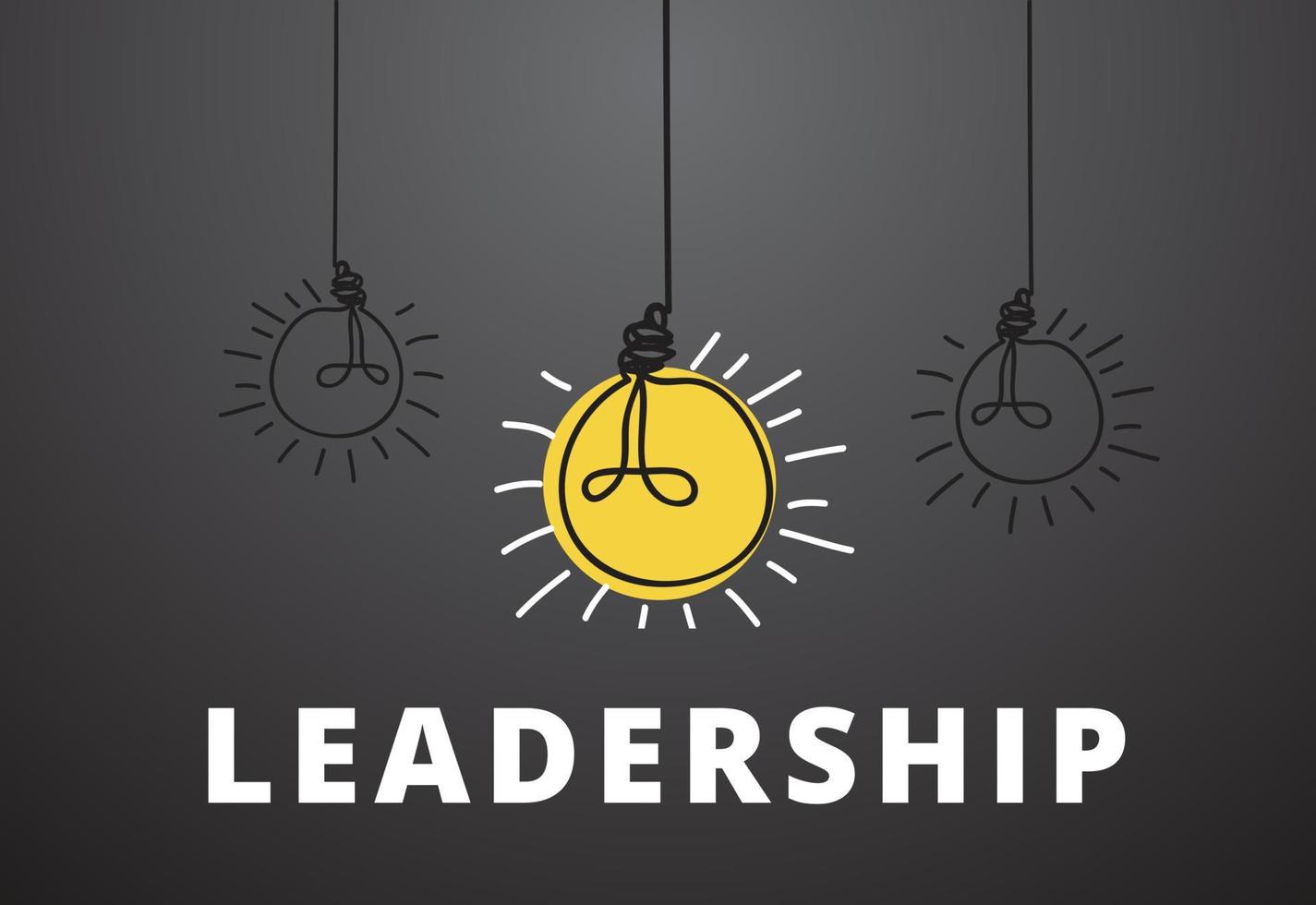 leadership, success concept vector, vector design,  illustration.