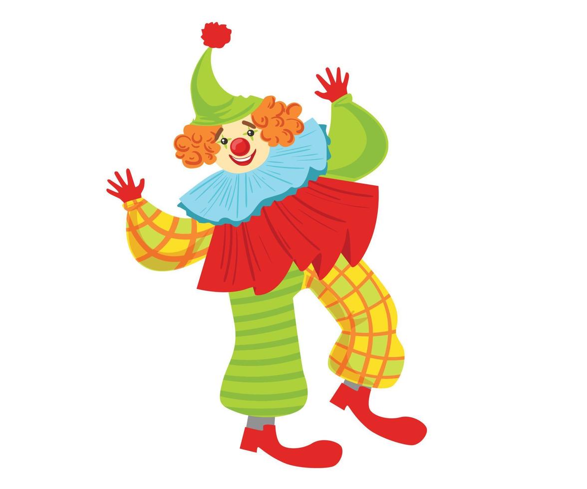 Funny Cartoon Clowns vector