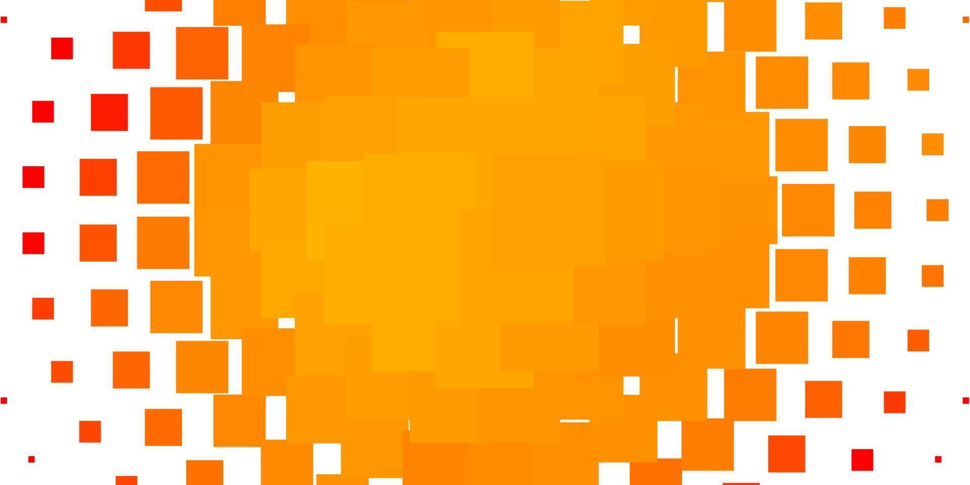 diseño de vector naranja claro con líneas, rectángulos.