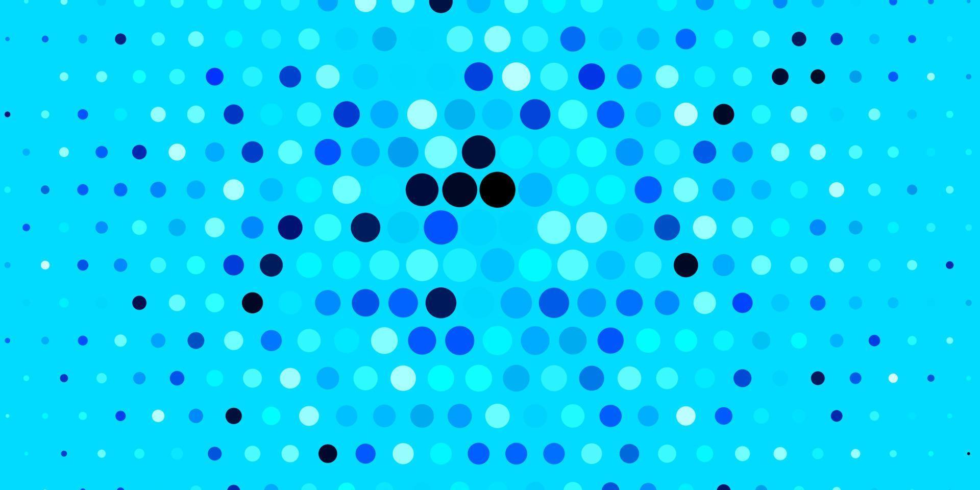 Dark BLUE vector background with spots.