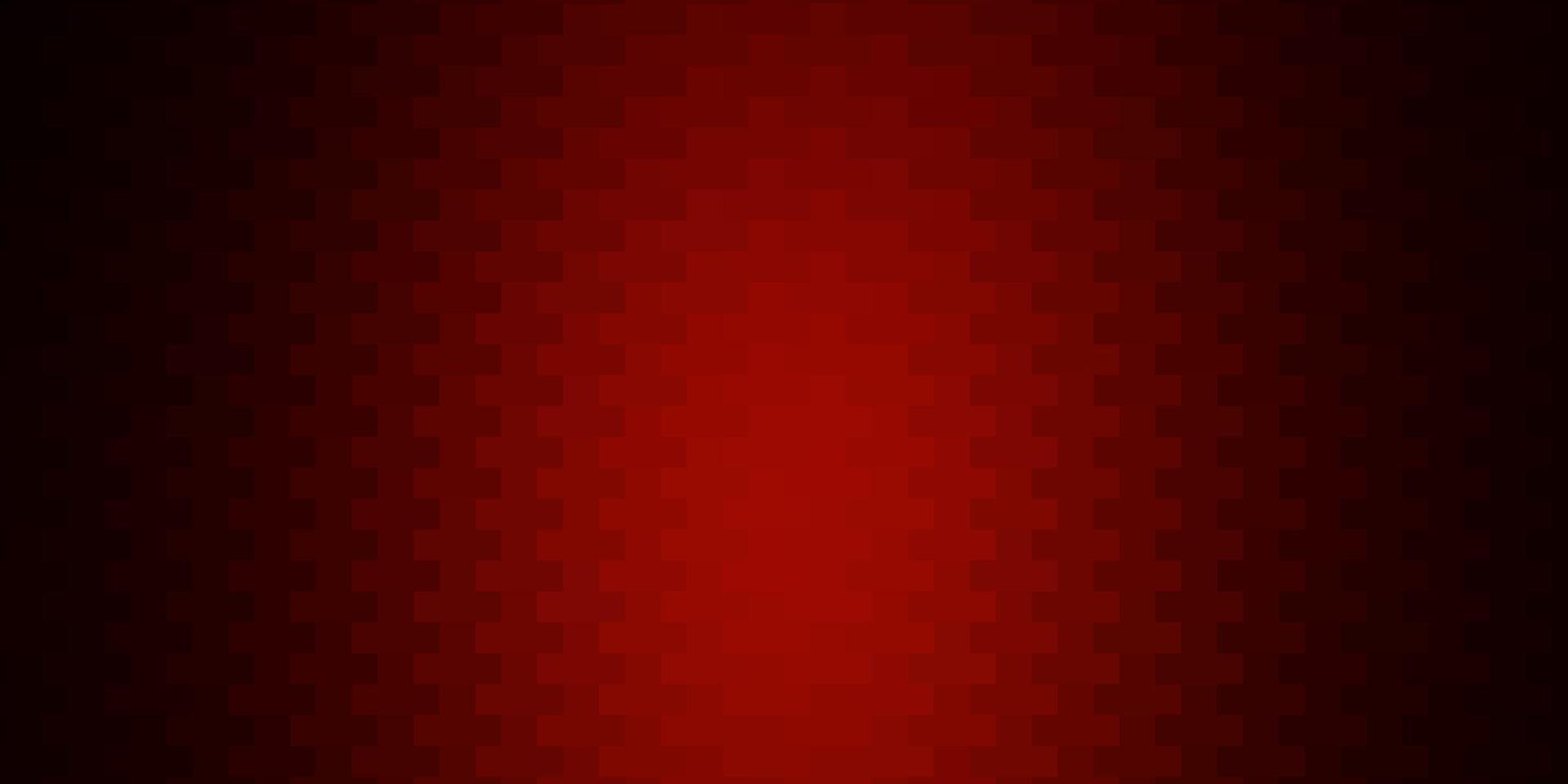 Dark Red vector background with rectangles.