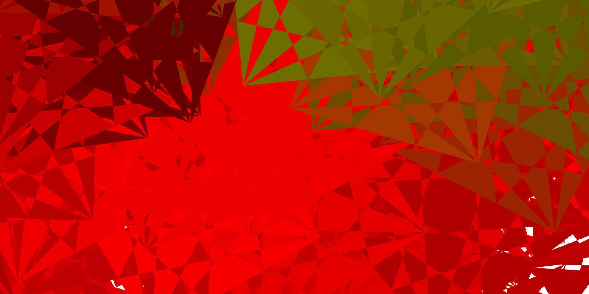 Dark Green, Red vector template with abstract forms.