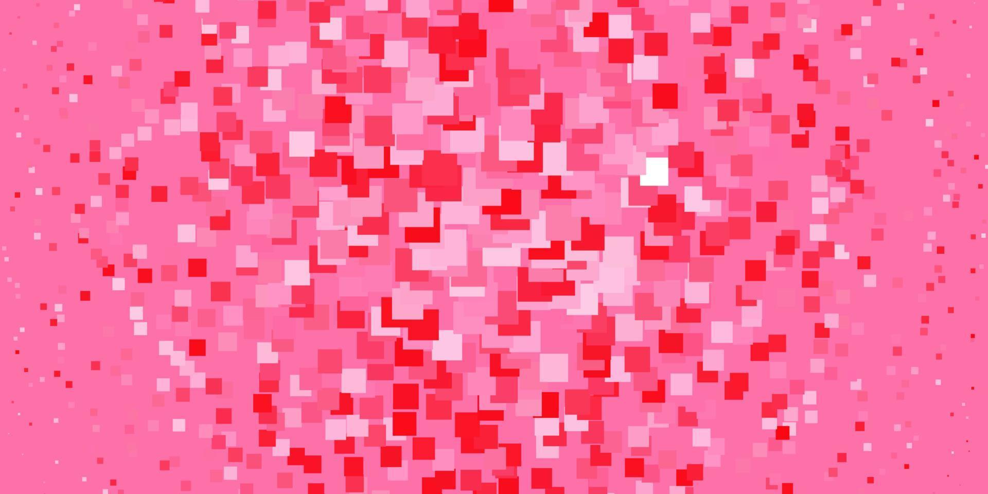 Light Red vector background with rectangles.