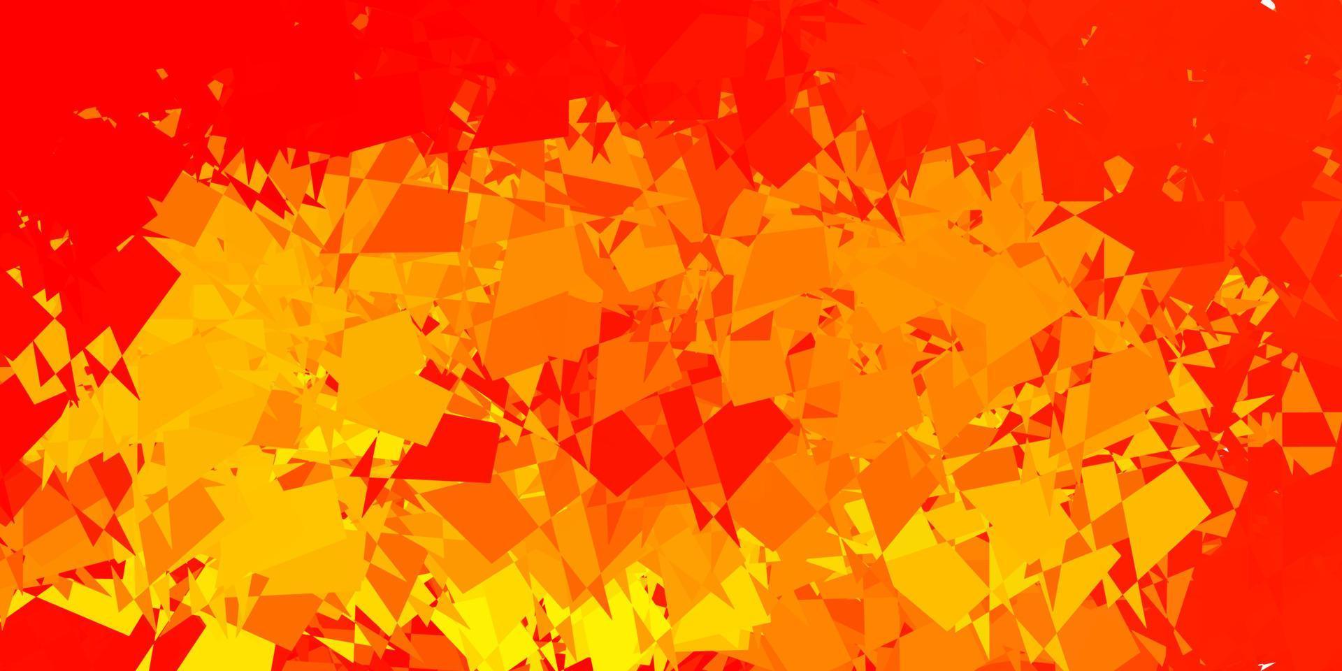 Light orange vector background with random forms.