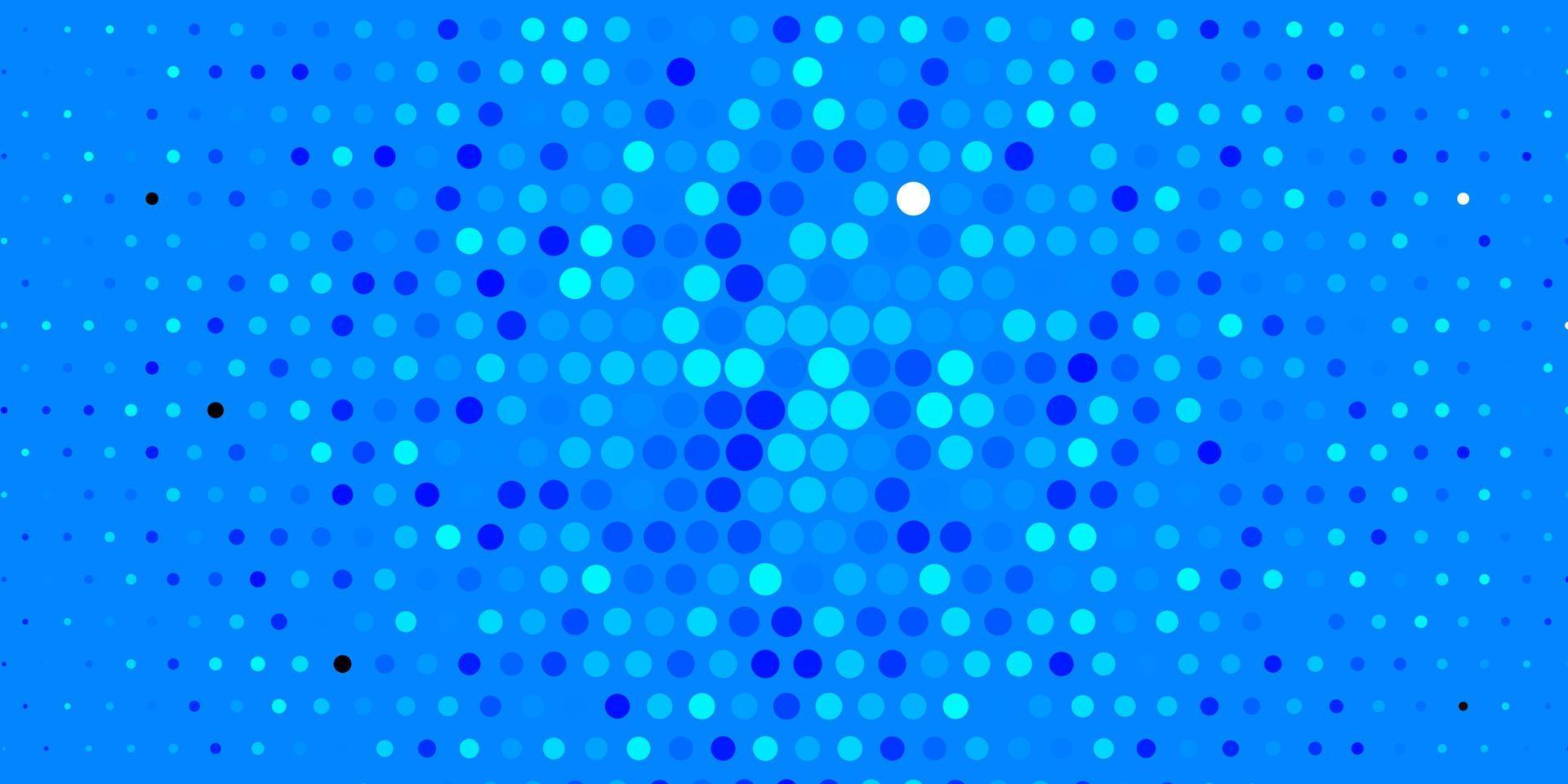 Dark BLUE vector pattern with circles.