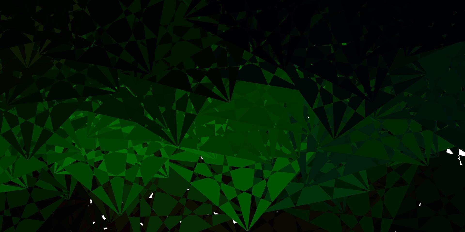 Light Green, Red vector background with polygonal forms.