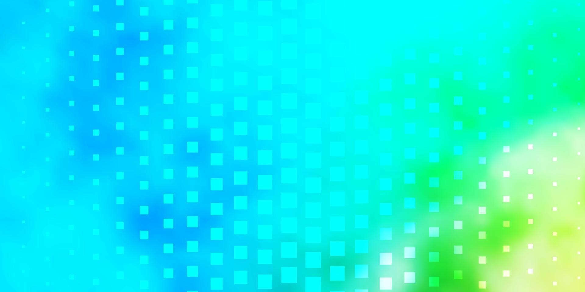 Light Blue, Green vector layout with lines, rectangles.