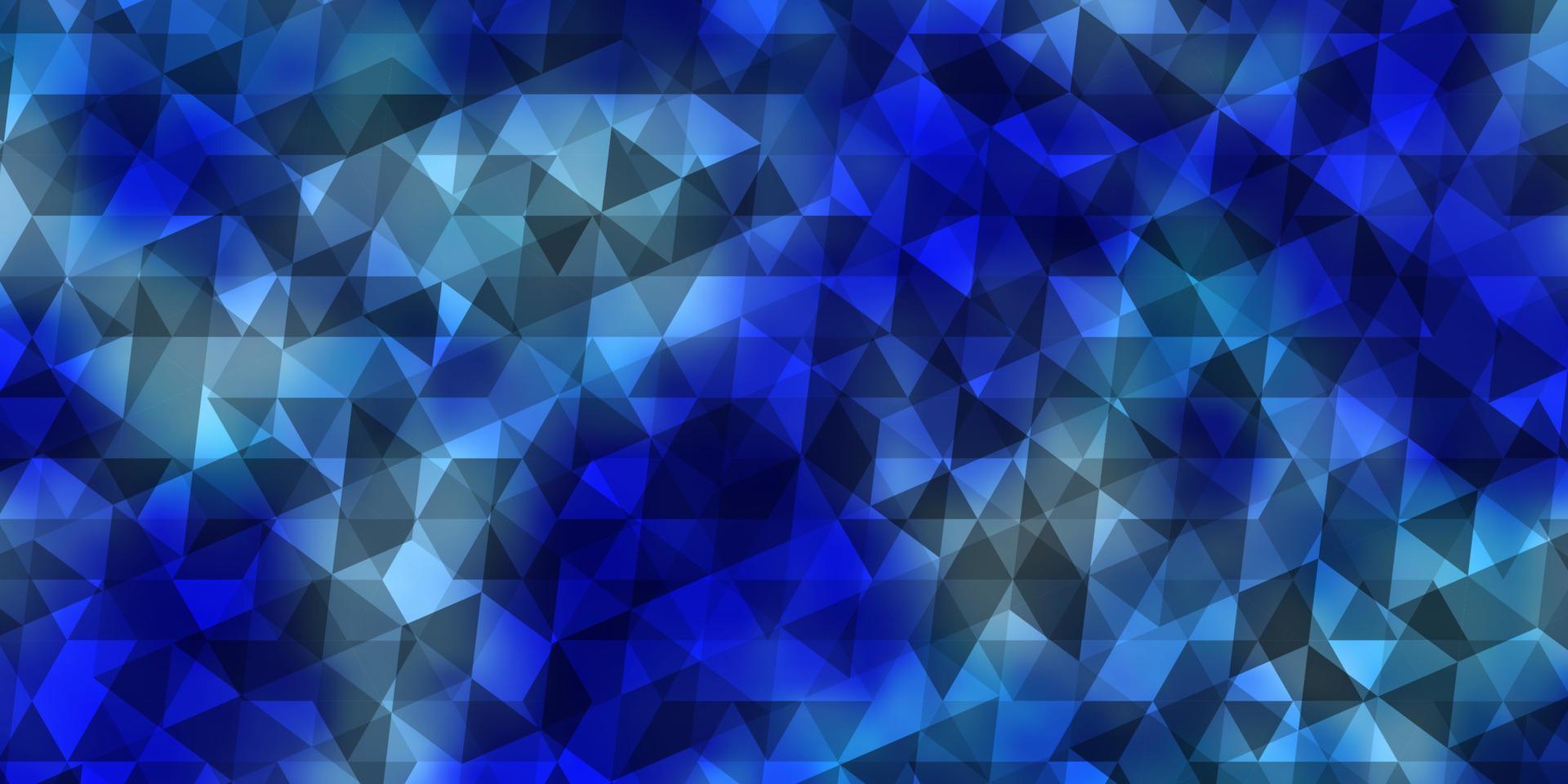 Light BLUE vector backdrop with lines, triangles.