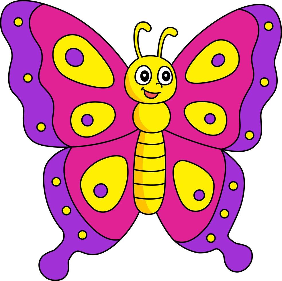 mariposa dibujos animados color clipart ilustración 6326256 Vector en  Vecteezy