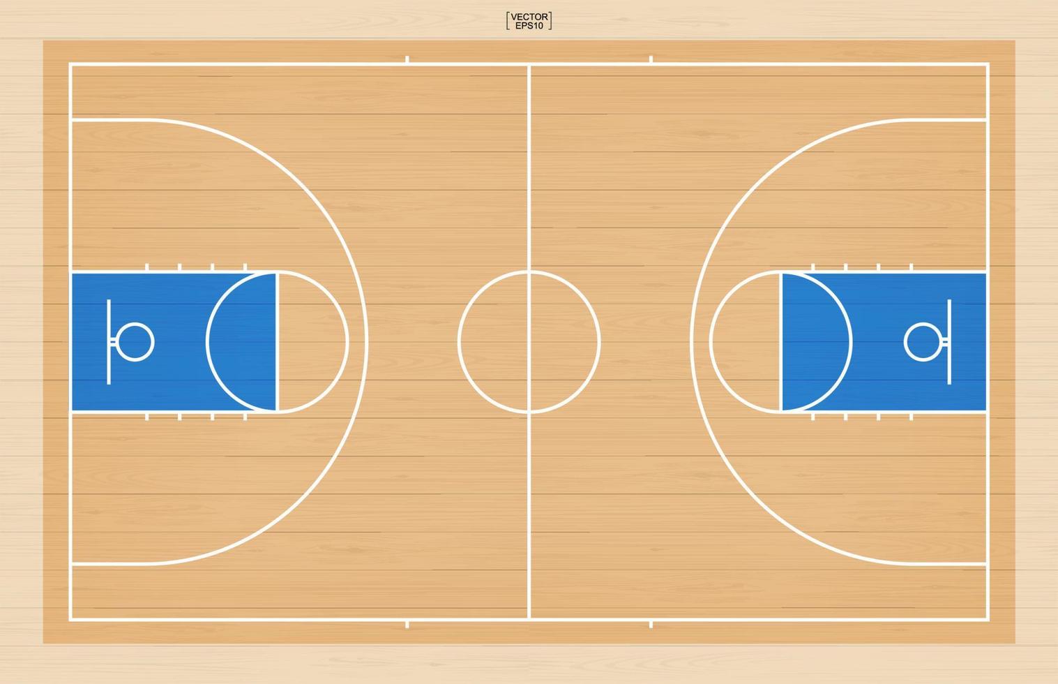 Basketball court background. Basketball field. Vector. vector