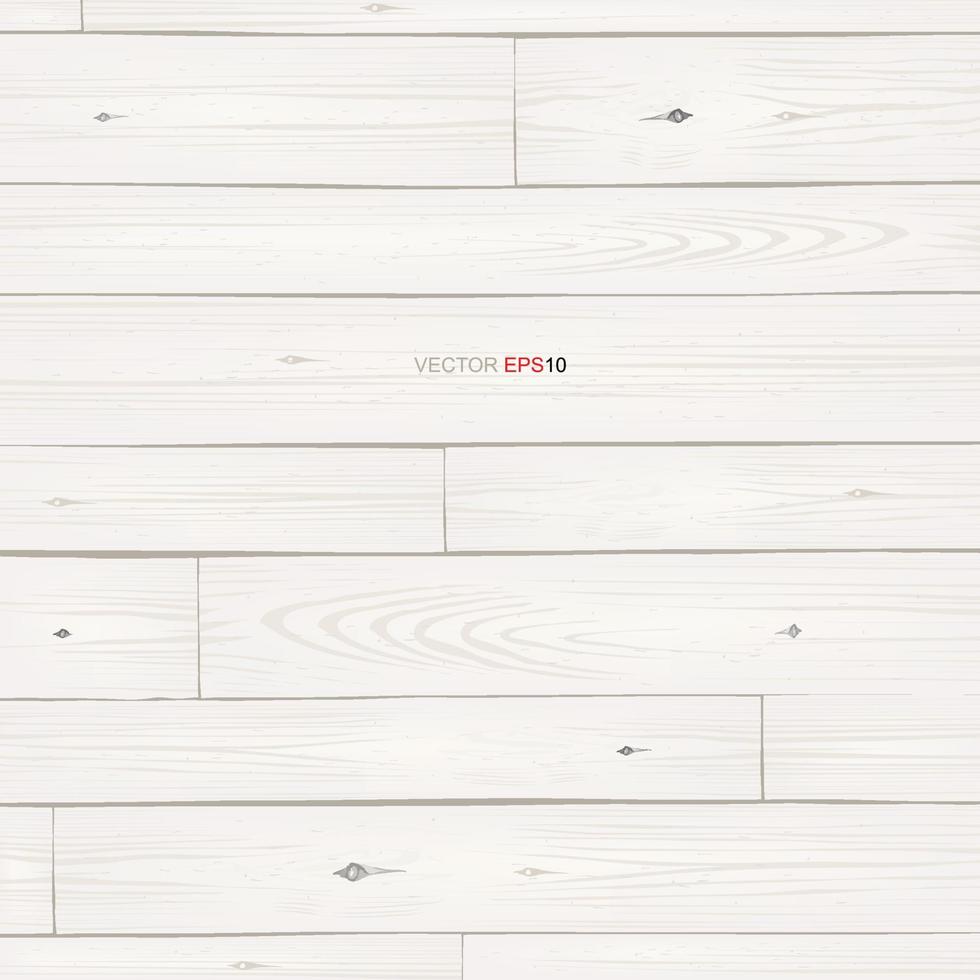 White wood pattern and texture for background. Vector. vector