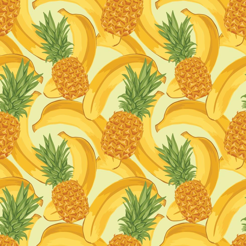 fruits drawing seamless background art pattern vector