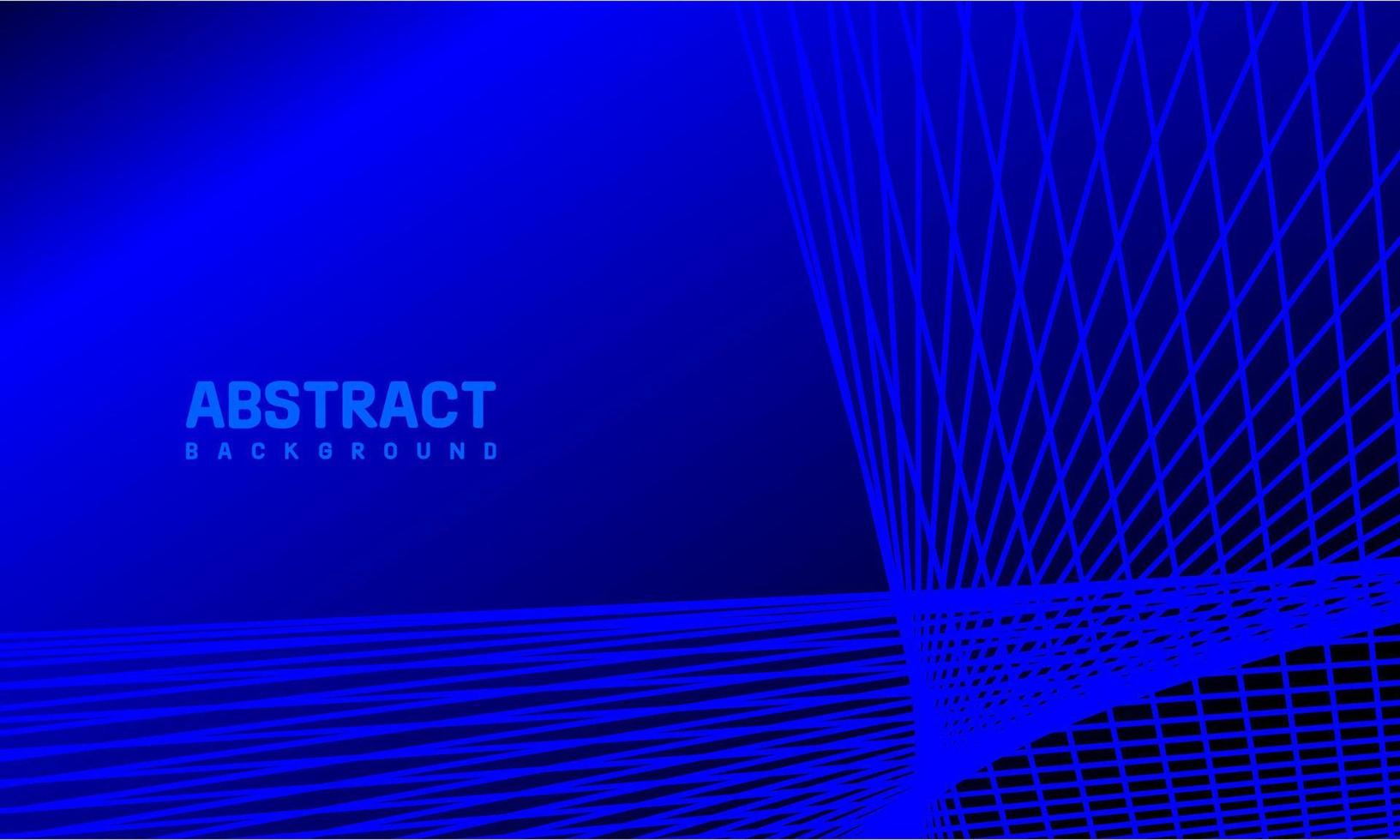 Blue line abstract vector background